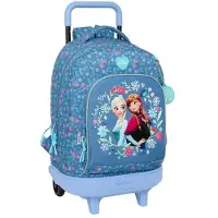 Safta Frozen 33l 33x45x22cm Rucksack Mit Rollen Blau Kinder Blau One Size
