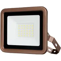 REV LED-Fluter Eco+, 20W, 6500K, 1700lm, kaltweiß, IP65, bronze