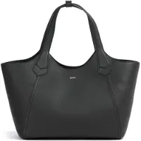 BOSS Tote Bag aus genarbtem Leder mit Logo-Schriftzug Grösse ONESI