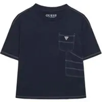 GUESS T-Shirt L6RI07 K8HM4 Dunkelblau Regular Fit