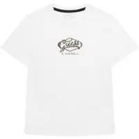 GUESS T-Shirt L6RI02 K8HM4 Weiß Regular Fit