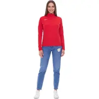 Nike Dry Element Longsleeve Damen Trainings-Top mit Half-Zip Sweatshirt mit Dry-Fit NT0316-657 Rot