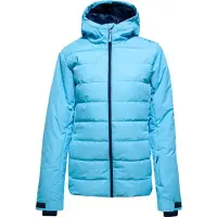 CMP Kid G Jacket Fix Hood Topazio 164