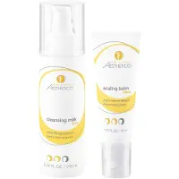 Aesthetico Sparset Cleansing Milk + Scaling Balm 250 ml Kombipackung