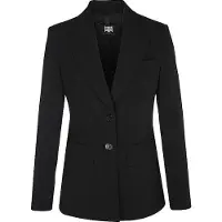 Riani - Klassischer Blazer mit Schulterpolstern - Größe 44 - schwarz