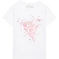 GUESS T-Shirt K6RI00 K6YW4 Weiß Regular Fit