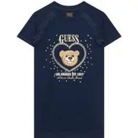 GUESS Kleid für den Alltag K6RK01 KAUH0 Dunkelblau Regular Fit
