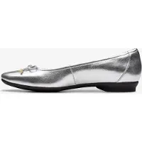 Clarks Candra Licht Silber Metallic Schuhe
