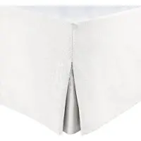 HOME LINGE PASSION Cache Sommier - - 180 x 200 cm + 30 cm - Weiß