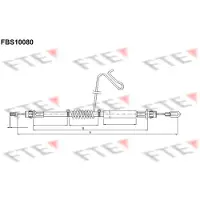 FTE Seilzug, Feststellbremse [Hersteller-Nr. 9250371] für Ford