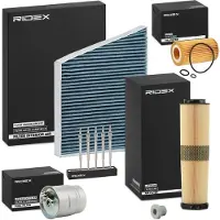 RIDEX Inspektionspaket Filterset passend für MERCEDES-BENZ E-Klasse Limousine (W211) E-Klasse T-modell (S211)