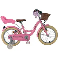 Volare Blossom Kinderfahrrad - Mädchen - 16 Zoll - Rosa - Zwei Handbremsen