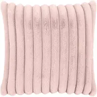 Magma Heimtex Magma-Heimtex Kissenbezug Raya, 15892053, altrosa, Fellimitat aus Polyester, 45x45 cm
