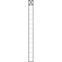 Siedle S. & Soehne Kommunikations-Stele 1,3m sil/met 1Mod KSF 613-1 SM
