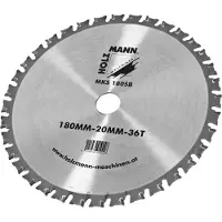Holzmann Kreissägeblatt Ø 180x20 mm MKS180SB