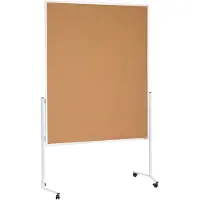 MAGNETOPLAN Moderationstafel weisser Rahmen, ungeteilt, mobil