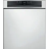 Whirlpool WBO 3T133 PF X, Voll integriert, Standardgröße (60 cm), Grau, Grau, Tasten, 0,13 m