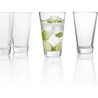 Leonardo Glas "Trinkgläser Ciao 300 ml 6er Set transparent", bunt (transparent), Glas, Trinkgefäße, Glas
