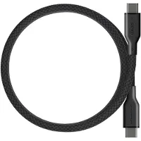 PanzerGlass empower by  Magnetic 240W USB-C to USB-C Kabel | USB 2.0 | 1.5M | Weltall Schwarz, 1,5 m, Transparent