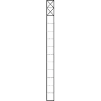 Siedle S. & Soehne Kommunikations-Stele 1,3m dgr/gli 2Mod KSF 613-2 DG