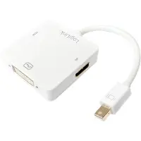 Logilink AV LogiLink DisplayPort mini adapter - HDMI - DisplayPort - DVI-D 0.15m white (CV0045A)
