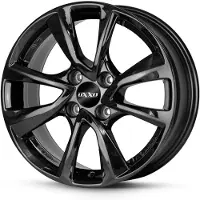 Oxxo 16 Zoll Alufelge Oberon 4 Black 16"x6.5" 4x100 PCD ET40 60.1mm Felge Schwarz