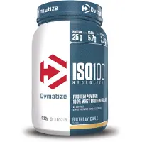 Dymatize Nutrition Whey Protein Pulver Shake Hydrolysat Eiweiß ISO 100 Birthday Cake 932 g