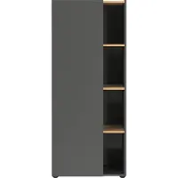 Germania Aktenschrank Adrano, 2233-549 aus Holz, 61 x 145 x 34 cm (B/H/T), graphit / navarra eiche