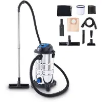 Scheppach Elektro Nass-/Trockensauger VC30 Premium - 1200W | 3m Schlauchlänge | 6m Anschlusskabel | 30L Fassungsvermögen | 20kPa