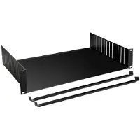Adam hall 19-Rackwanne mit Auszugsschienen 2 HE