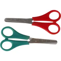 Adlibris kinderschere rot/blau 13 cm 12 Stück