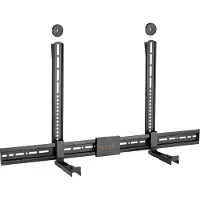 My Wall HZ 31 L Halter universal für de Soundbars, Montage unter oder über de dem Bildschirm ohne Löcher de Montage, inkl.