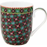 Pip studio Tasse Clover Green 145 ml (Set von 6)