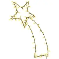 vidaXL Weihnachtsbeleuchtung Sternschnuppen-Silhouette 115 LEDs