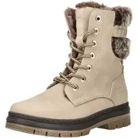 Tom Tailor 4290560021_36, Stiefel, Weiblich, Erwachsener, Beige, Reißverschluss, 4,2 cm