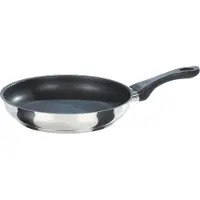 GSW Century FRY PAN 860246/860253 Bratpfanne, 24 cm max. Durchmesser, Edelstahl, Induktionsherd-geeignet, Antihaftbeschichtung
