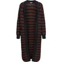 Object Longline Strickjacke Schwarz S