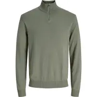 Jack & Jones Troyer "JJEEMIL KNIT HALF ZIP NOOS" Baumwollmischung, regular fit
