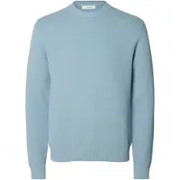 Selected Herren - Dane Rundhals-Pullover - Dusty Blue