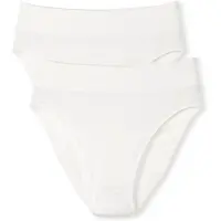 Calida High-Waist-Slip "Elastic Duopack" breiter Softbund, elastisch, atmungsaktiv, weich