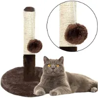 Lean Katzenkratzbaum dunkelbraun