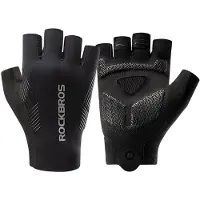 RockBros cycling gloves spring/summer/autumn, short fingers, size: XL - black