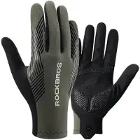 RockBros cycling gloves spring/summer/autumn, full, size: XXL - green