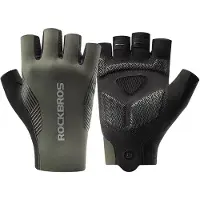 RockBros cycling gloves spring/summer/autumn, short fingers, size: L - green