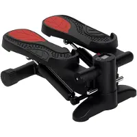 SPORTNOW Mini-Stepper für Zuhause Up-Down Stepper mit LCD-Display bis 100 kg Schwarz