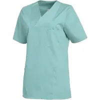 Leiber Damenkasack, kurzarm, leicht tailliert, salbeigrün 08/2732/45-XL , Größe: XL