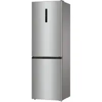 Gorenje NRK6192AXL4 Kühl-Gefrier-Kombination, 300 l, SN-T, 10 kg/24h, E, Fresh Zone Fach, Grau, Edelstahl, Dunkles Grau