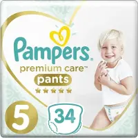 Pampers Premium Care Pants Junior Gr. 5 Einweg-Schlüpfwindeln 12-17 kg 34 Stück