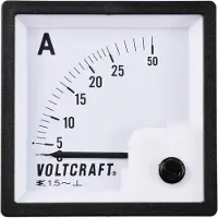 Voltcraft AM-72X72/25A AM-72X72/25A Analog-Einbaumessgerät AM-72X72/25A 25 A Dreheisen
