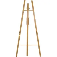 Securit Staffelei "Easel" – Holz mit teakfarbenem Lackfinish – 165 cm